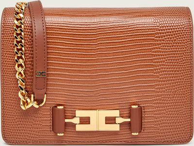 Listonoszka elegancka Elisabetta Franchi ze sklepu: Gomez Fashion Store w kategorii: Listonoszki - zdjęcie 874714-BD9-10338_EF264W000006E86