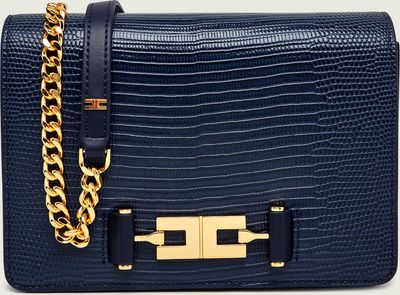 Elisabetta Franchi - Listonoszka elegancka ze sklepu: Gomez Fashion Store w kategorii: Listonoszki - zdjęcie 874714-BD9-10338_EF264W000006888