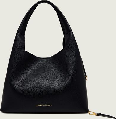 Elisabetta Franchi - Torebka hobo elegancki ze sklepu: Gomez Fashion Store w kategorii: Torebki hobo - zdjęcie 874714-BD9-10338_EF264W000009110