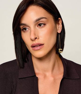 Elisabetta Franchi - Kolczyki ze sklepu: Gomez Fashion Store w kategorii: Kolczyki - zdjęcie 874714-BD9-10338_EF264W000026133