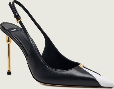 Czółenka na wiosnę Elisabetta Franchi ze sklepu: Gomez Fashion Store w kategorii: Czółenka - zdjęcie 874714-BD9-10338_EF264W000034585