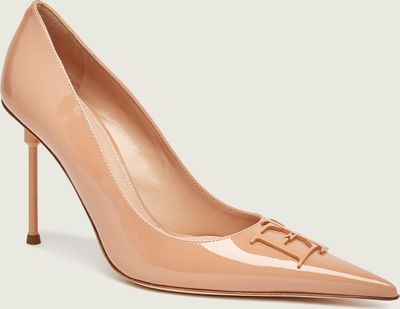 Czółenka na wiosnę Elisabetta Franchi ze sklepu: Gomez Fashion Store w kategorii: Czółenka - zdjęcie 874714-BD9-10338_EF264W000038E89