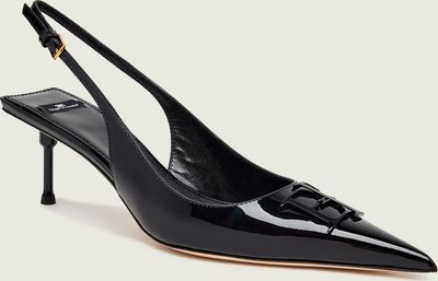 Czółenka na wiosnę Elisabetta Franchi ze sklepu: Gomez Fashion Store w kategorii: Czółenka - zdjęcie 874714-BD9-10338_EF264W000039110
