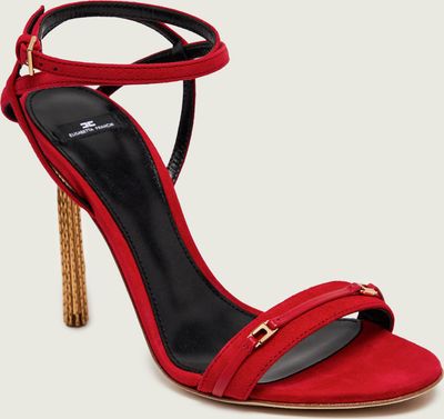 Sandały damskie na lato Elisabetta Franchi ze sklepu: Gomez Fashion Store w kategorii: Sandały damskie - zdjęcie 874714-BD9-10338_EF264W000041183