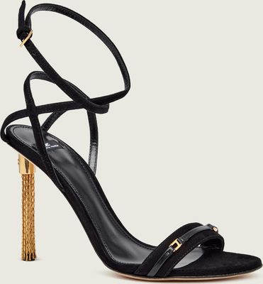 Sandały damskie na lato Elisabetta Franchi ze sklepu: Gomez Fashion Store w kategorii: Sandały damskie - zdjęcie 874714-BD9-10338_EF264W000041110