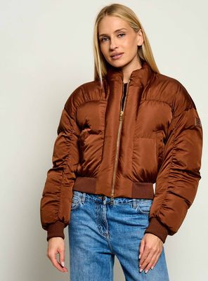 Kurtka damska Elisabetta Franchi ze sklepu: Gomez Fashion Store w kategorii: Kurtki damskie - zdjęcie 874714-BD9-10338_EF264W000055E86