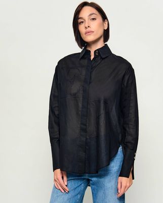 Elisabetta Franchi - Koszula damska jesienna ze sklepu: Gomez Fashion Store w kategorii: Koszule damskie - zdjęcie 874714-BD9-10338_EF265W000013110