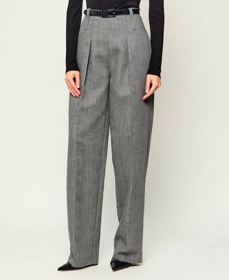 Spodnie damskie retro Elisabetta Franchi ze sklepu: Gomez Fashion Store w kategorii: Spodnie damskie