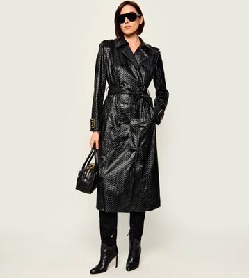 Płaszcz damski jesienny Elisabetta Franchi ze sklepu: Gomez Fashion Store w kategorii: Płaszcze damskie