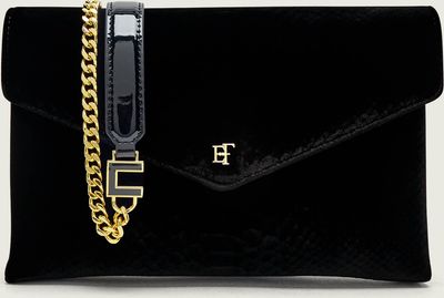Kopertówka elegancka Elisabetta Franchi ze sklepu: Gomez Fashion Store w kategorii: Kopertówki - zdjęcie 874714-BD9-10338_EF265W000048110