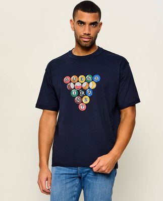 T-shirt męski na wiosnę Guess Jeans ze sklepu: Gomez Fashion Store w kategorii: T-shirty męskie - zdjęcie 874714-BD9-10338_GE265M000007Q74