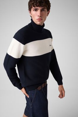 Sweter męski casual Guess Jeans ze sklepu: Gomez Fashion Store w kategorii: Swetry męskie - zdjęcie 874714-BD9-10338_GE265M000014Q74