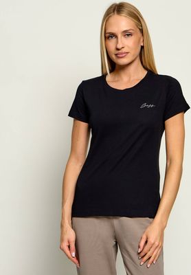 Bluzka damska casual BOSS ORANGE ze sklepu: Gomez Fashion Store w kategorii: Bluzki damskie - zdjęcie 874714-BD9-10338_BO265W000007001
