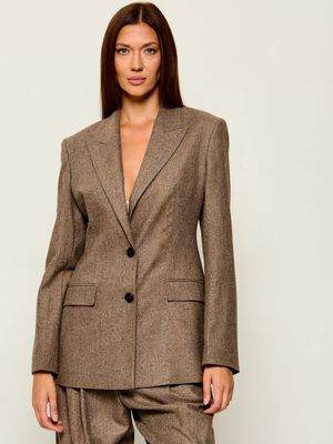 Marynarka jesienny BOSS BLACK ze sklepu: Gomez Fashion Store w kategorii: Marynarki damskie - zdjęcie 874714-BD9-10338_BB265W000001964