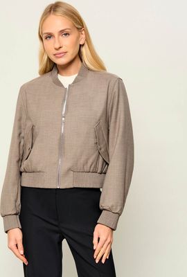Kurtka damska na wiosnę BOSS BLACK ze sklepu: Gomez Fashion Store w kategorii: Kurtki damskie - zdjęcie 874714-BD9-10338_BB265W000002116