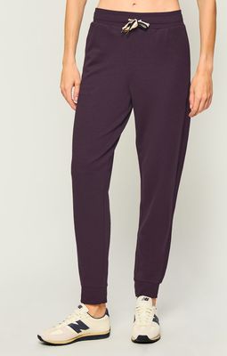 fioletowy Spodnie damskie sportowe BOSS BLACK ze sklepu: Gomez Fashion Store w kategorii: Spodnie damskie