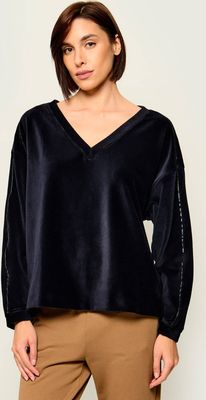 Bluza damska casual BOSS BLACK ze sklepu: Gomez Fashion Store w kategorii: Bluzy damskie - zdjęcie 874714-BD9-10338_BW265W000004001