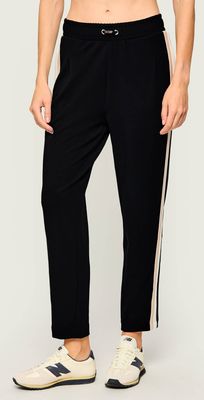 czarny Spodnie damskie sportowe BOSS BLACK ze sklepu: Gomez Fashion Store w kategorii: Spodnie damskie