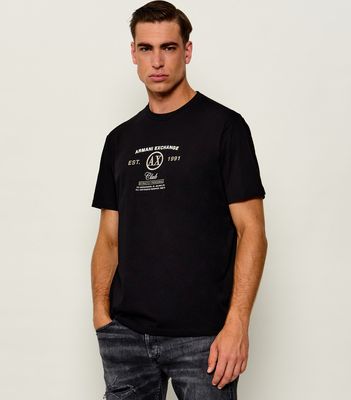 T-shirt męski w stylu młodzieżowym Armani Exchange ze sklepu: Gomez Fashion Store w kategorii: T-shirty męskie - zdjęcie 874714-BD9-10338_AX265M000030H50