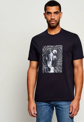 T-shirt męski na wiosnę Armani Exchange ze sklepu: Gomez Fashion Store w kategorii: T-shirty męskie - zdjęcie 874714-BD9-10338_AX265M000032I94