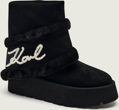 Śniegowce damskie na zimę Karl Lagerfeld ze sklepu: Gomez Fashion Store w kategorii: Śniegowce damskie