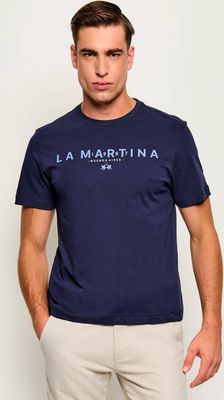 La Martina - T-shirt męski w stylu młodzieżowym ze sklepu: Gomez Fashion Store w kategorii: T-shirty męskie