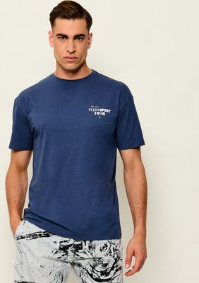 T-shirt męski letni Plein Sport ze sklepu: Gomez Fashion Store w kategorii: T-shirty męskie - zdjęcie 874714-BD9-10338_PS262M000062028