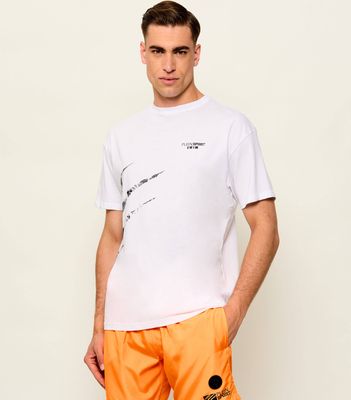 T-shirt męski na lato Plein Sport ze sklepu: Gomez Fashion Store w kategorii: T-shirty męskie - zdjęcie 874714-BD9-10338_PS262M000063101