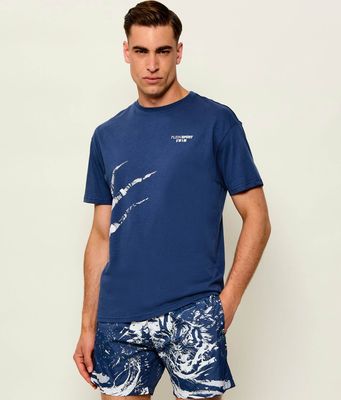 T-shirt męski na wiosnę Plein Sport ze sklepu: Gomez Fashion Store w kategorii: T-shirty męskie - zdjęcie 874714-BD9-10338_PS262M000063028