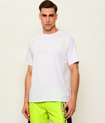 T-shirt męski casual Plein Sport ze sklepu: Gomez Fashion Store w kategorii: T-shirty męskie - zdjęcie 874714-BD9-10338_PS262M000065101