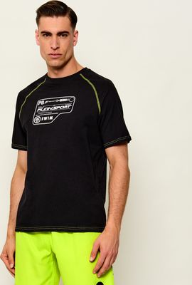 T-shirt męski na lato Plein Sport ze sklepu: Gomez Fashion Store w kategorii: T-shirty męskie - zdjęcie 874714-BD9-10338_PS262M000065102