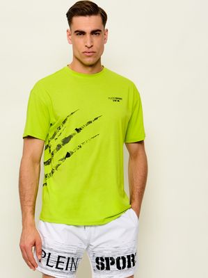 T-shirt męski na wiosnę Plein Sport ze sklepu: Gomez Fashion Store w kategorii: T-shirty męskie - zdjęcie 874714-BD9-10338_PS262M000070050