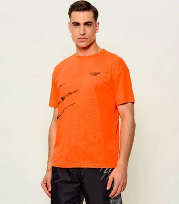 T-shirt męski na lato casual Plein Sport ze sklepu: Gomez Fashion Store w kategorii: T-shirty męskie - zdjęcie 874714-BD9-10338_PS262M000070296