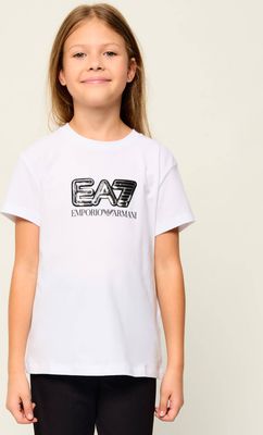 Bluzka dziewczęca na lato EA7 ze sklepu: Gomez Fashion Store w kategorii: Bluzki dziewczęce