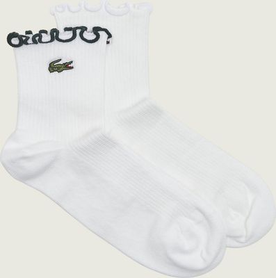 Skarpetki damskie z haftem Lacoste ze sklepu: Gomez Fashion Store w kategorii: Skarpetki damskie - zdjęcie 874714-BD9-10338_LA265W000034C66