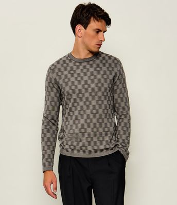 Sweter męski Emporio Armani ze sklepu: Gomez Fashion Store w kategorii: Swetry męskie - zdjęcie 874714-BD9-10338_EA265M000002T66