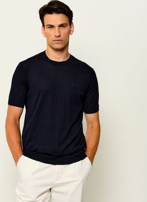Sweter męski na wiosnę Emporio Armani ze sklepu: Gomez Fashion Store w kategorii: Swetry męskie - zdjęcie 874714-BD9-10338_EA265M000006M14