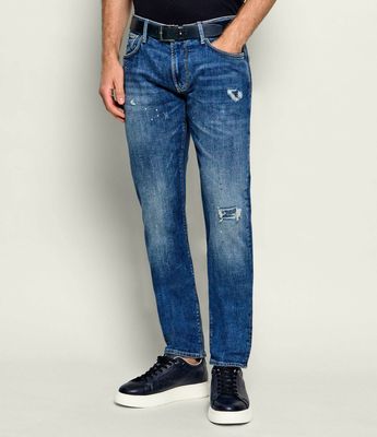 Jeansy męskie Emporio Armani ze sklepu: Gomez Fashion Store w kategorii: Jeansy męskie - zdjęcie 874714-BD9-10338_EA265M000012N67
