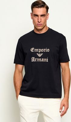 T-shirt męski na wiosnę Emporio Armani ze sklepu: Gomez Fashion Store w kategorii: T-shirty męskie - zdjęcie 874714-BD9-10338_EA265M000055M13