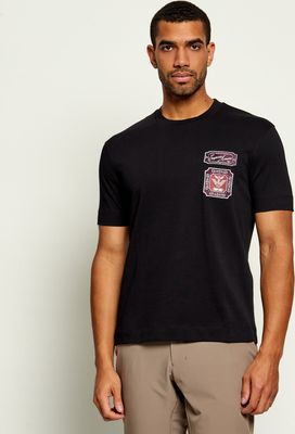 T-shirt męski w stylu młodzieżowym Emporio Armani ze sklepu: Gomez Fashion Store w kategorii: T-shirty męskie - zdjęcie 874714-BD9-10338_EA265M000057M13