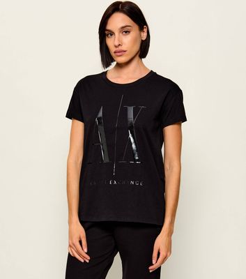 Bluzka damska Armani Exchange ze sklepu: Gomez Fashion Store w kategorii: Bluzki damskie - zdjęcie 874714-BD9-10338_AX265W000006H50