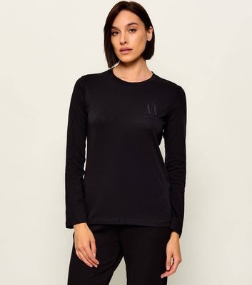 Bluzka damska casualowa na jesień Armani Exchange ze sklepu: Gomez Fashion Store w kategorii: Bluzki damskie - zdjęcie 874714-BD9-10338_AX265W000017H50