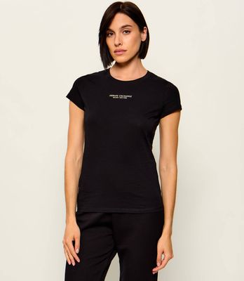 Bluzka damska Armani Exchange ze sklepu: Gomez Fashion Store w kategorii: Bluzki damskie - zdjęcie 874714-BD9-10338_AX265W000019J27