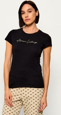 Bluzka damska Armani Exchange ze sklepu: Gomez Fashion Store w kategorii: Bluzki damskie - zdjęcie 874714-BD9-10338_AX265W000021J27