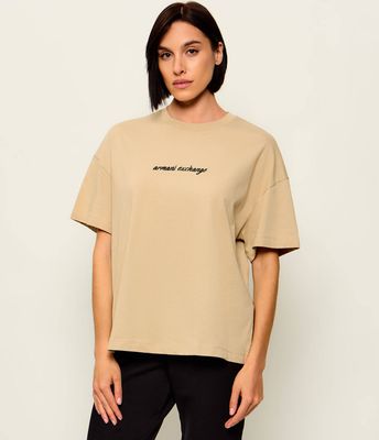 Bluzka damska w stylu młodzieżowym Armani Exchange ze sklepu: Gomez Fashion Store w kategorii: Bluzki damskie - zdjęcie 874714-BD9-10338_AX265W000028K59