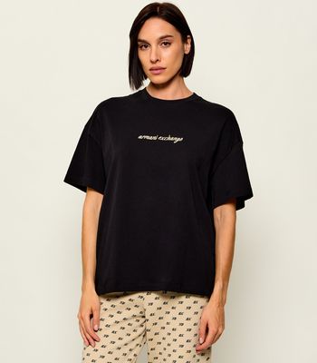 Bluzka damska na wiosnę Armani Exchange ze sklepu: Gomez Fashion Store w kategorii: Bluzki damskie - zdjęcie 874714-BD9-10338_AX265W000028H50