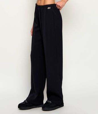 Spodnie damskie na jesień Armani Exchange ze sklepu: Gomez Fashion Store w kategorii: Spodnie damskie - zdjęcie 874714-BD9-10338_AX265W000033H50