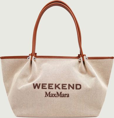 Shopper bag elegancka Weekend MaxMara ze sklepu: Gomez Fashion Store w kategorii: Torby Shopper bag - zdjęcie 874714-BD9-10338_MW265W000011001
