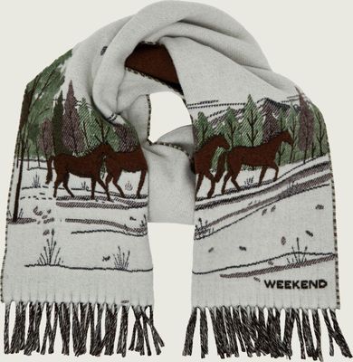 Szalik/chusta Weekend MaxMara ze sklepu: Gomez Fashion Store w kategorii: Szaliki i chusty damskie - zdjęcie 874714-BD9-10338_MW265W000024001