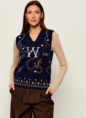 Sweter damski Weekend MaxMara ze sklepu: Gomez Fashion Store w kategorii: Swetry damskie - zdjęcie 874714-BD9-10338_MW265W000082002